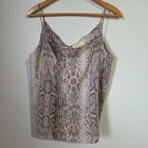 NWT FANTASTIC FAWN SNAKE PRINT TANK TOP SIZE LARGE